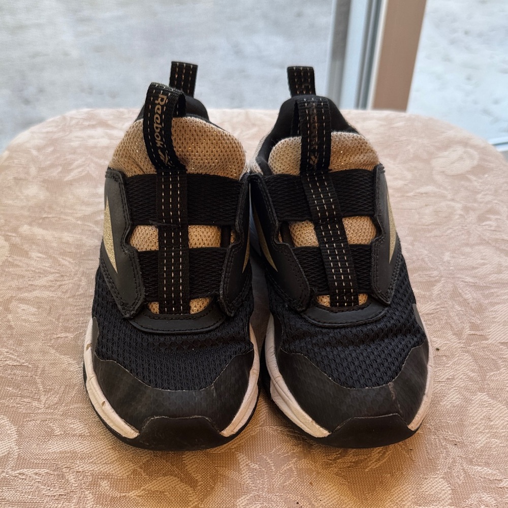 Reebok Kids Black and White Sneakers